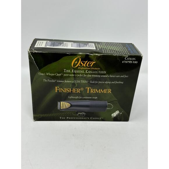 Oster Whisper Quiet Finisher Trimmer/Clipper w/BLADE Animal GROOMING With Box - Picture 8 of 11